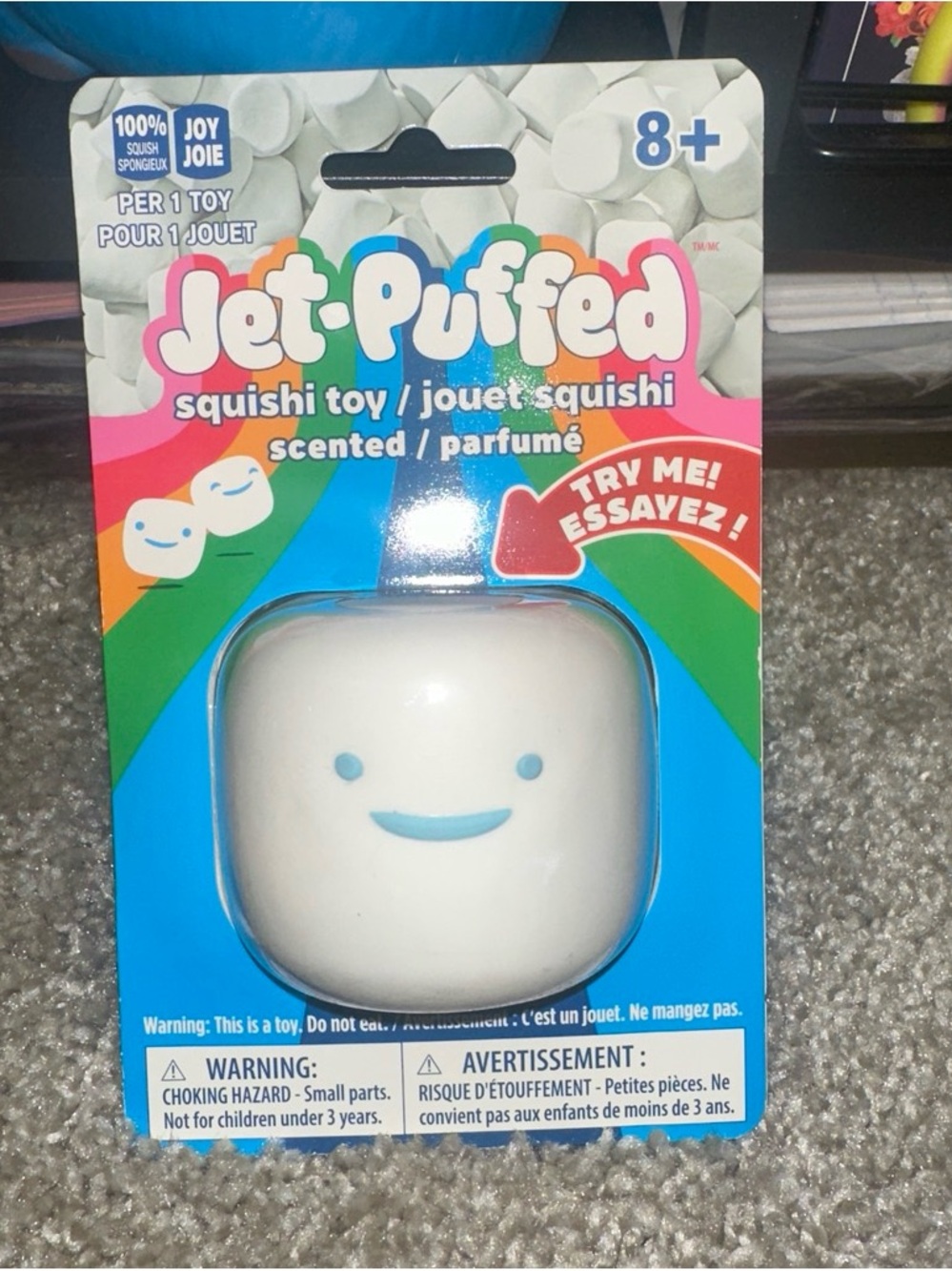 Jet-Puffed scented marshmallow squishy